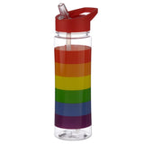 Einige Regenbogen nachhaltig 550 ml Wasserflaschenflip -Strohhalm