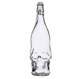 Trwała szklana butelka z wodą w kształcie czaszki 1000 ml zimne napoje