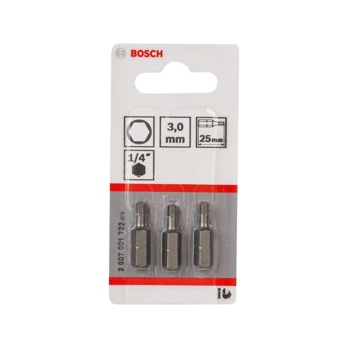 Bosch Prof screwdriver bit hexagon HEX3 (3)