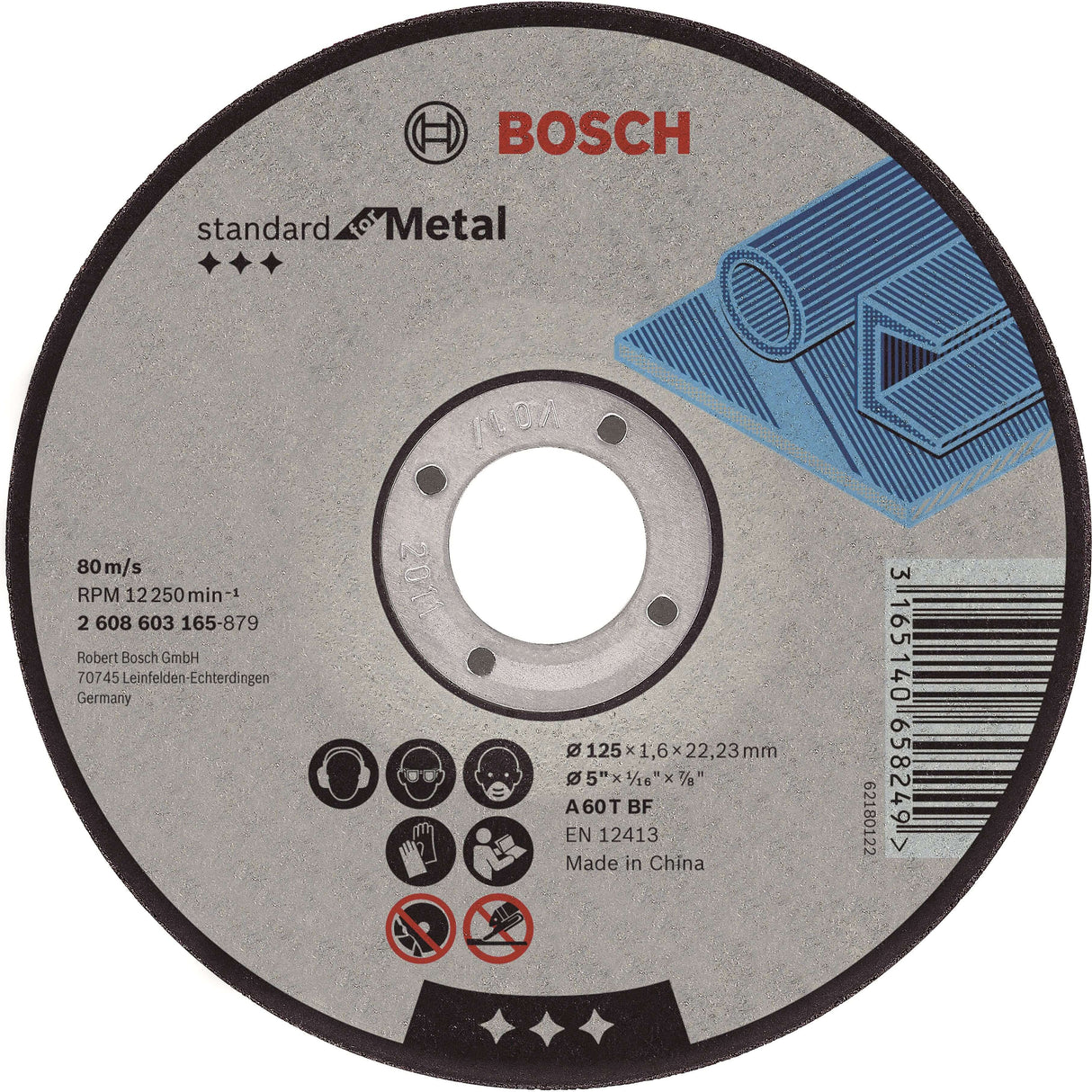 Bosch Prof. Snacking Dish Suora metalli 125 mm