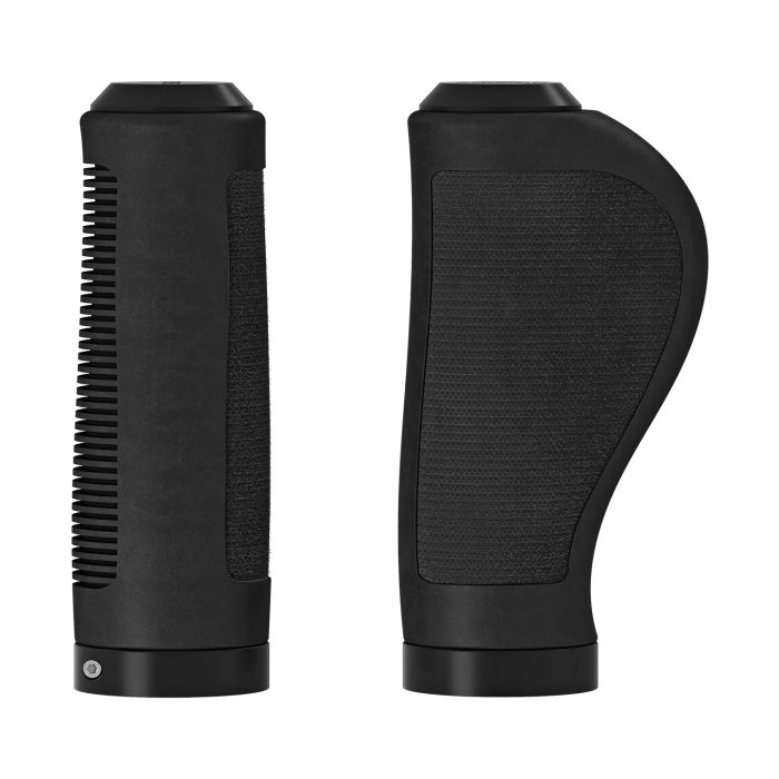 Brooks ergonomic rubber grips (100+100mm) - black