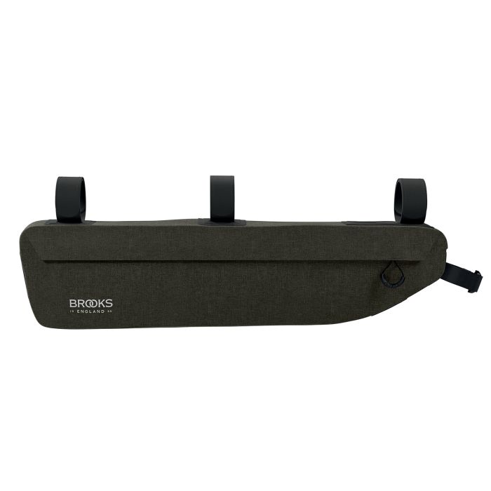 Brooks scape frame bag large (3,5l) - mud green