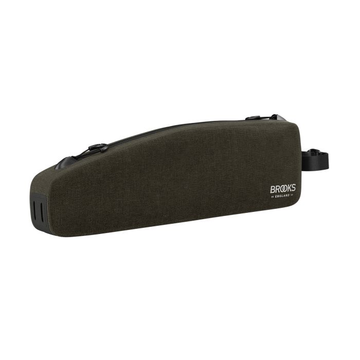 Brooks scape top tube bag long (1.5l) - mud green