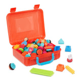 Bristle blocks in koffertje 85 delig