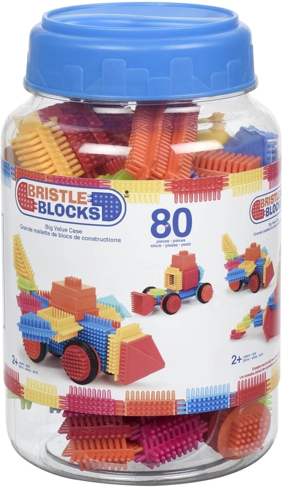 Bristle blocks in pot 80 delig