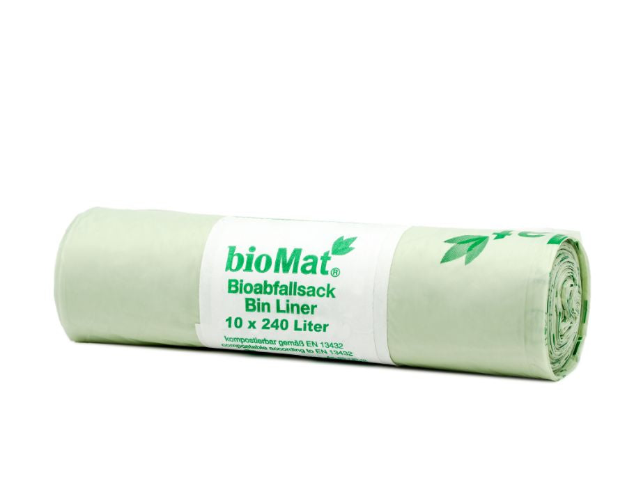 Biomat Compostable Container Bags 240L - 10 PCs.