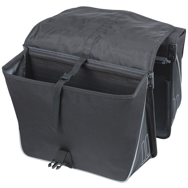Basilikum Dubble Bicycle Bag Forte Mik 35 liter 15 x 38 x 30 cm - Sort