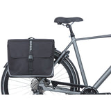 Basilikum Dubble Bicycle Bag Forte Mik 35 liter 15 x 38 x 30 cm - Sort