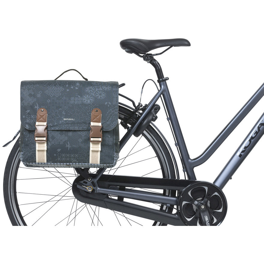 Basil Double Bicycle Bag Bohème Mik 35 Liter - Indigo Blue