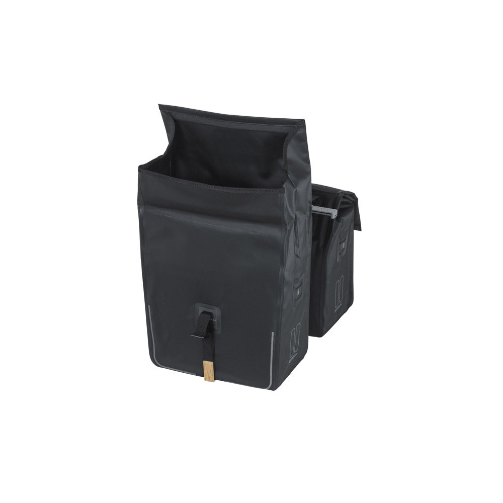 Basil Tasche Urban Dry Mik 2.0 Double Mattschwarz | 50l