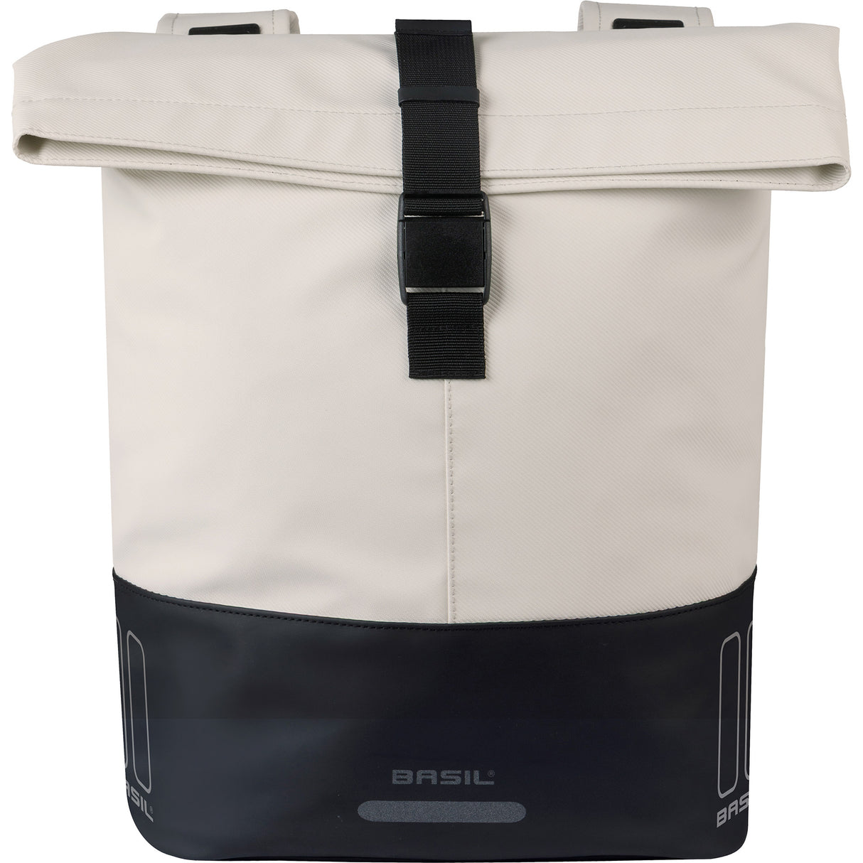 Basil tas cove dubbel wit zwart | 32l