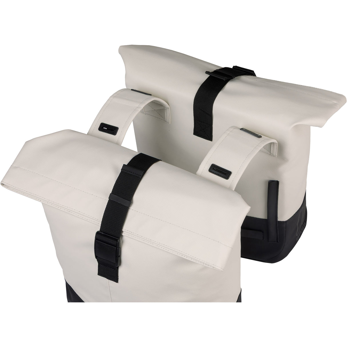Basil tas cove dubbel wit zwart | 32l