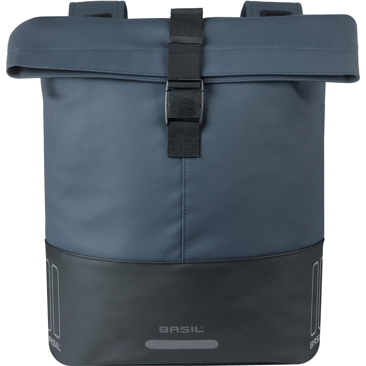 Basil dubbele tas cove 28-32l marineblauw zwart