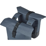 Basil dubbele tas cove 28-32l marineblauw zwart