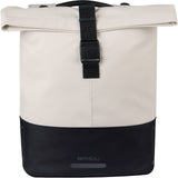 Basil double cove bag, white and black | mik | 32l