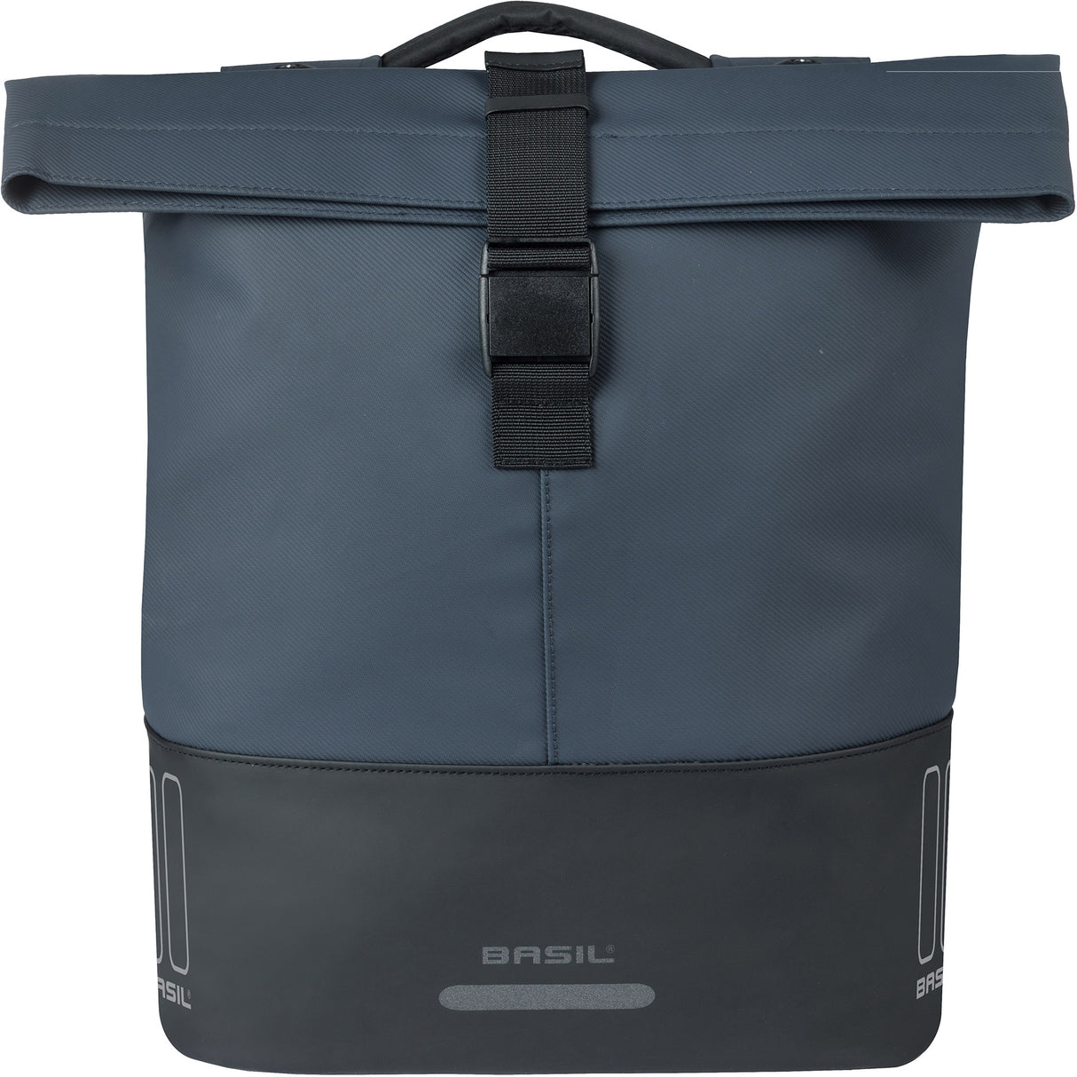 Basil tas cove dubbel blauw zwart | mik | 32l