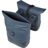 Basil tas cove dubbel blauw zwart | mik | 32l