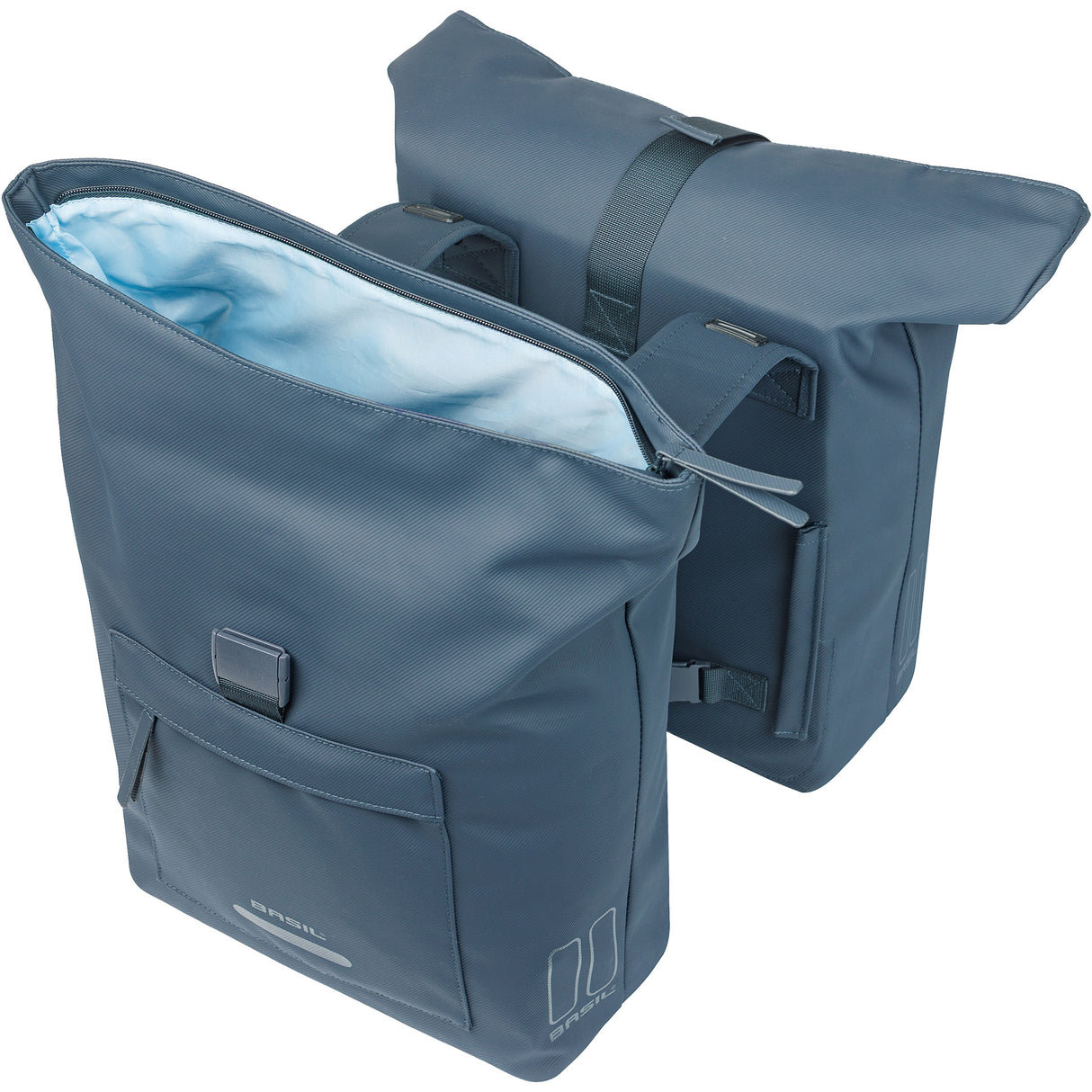 Basil tas brooklyn dubbel blauw | 41l