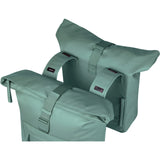 Basil double bag Brooklyn 41l silver green