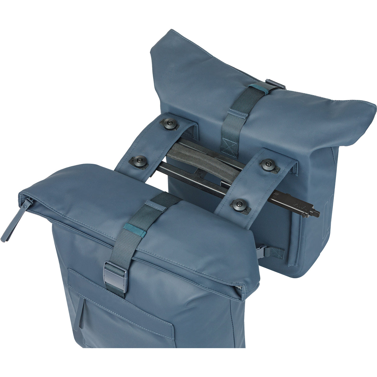 Basil dubbele tas brooklyn mik 41l marineblauw