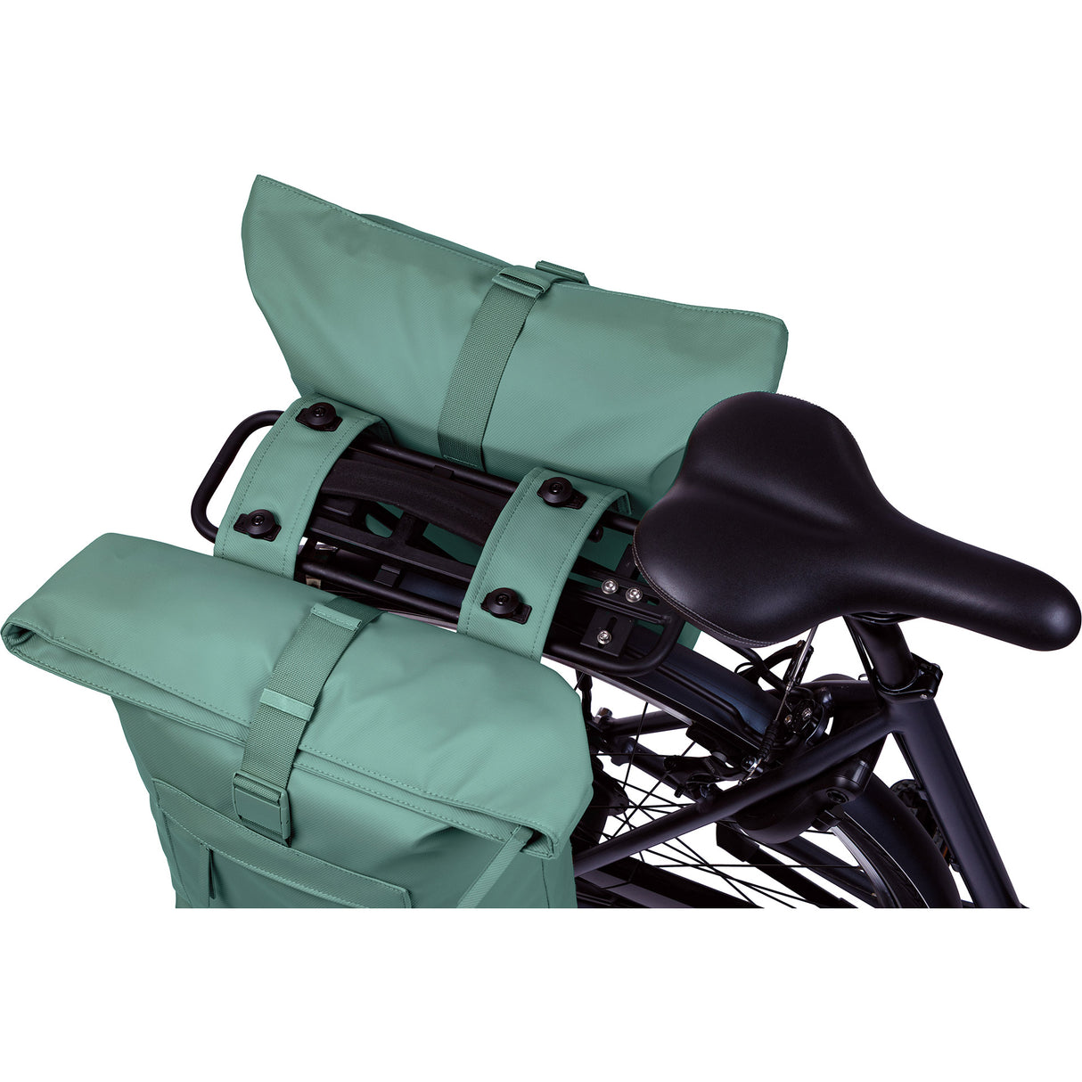 Basil double bag brooklyn mik 41l silver green