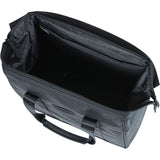 Basil tas grand tarpaulin shopper zwart mik hooks | 23l