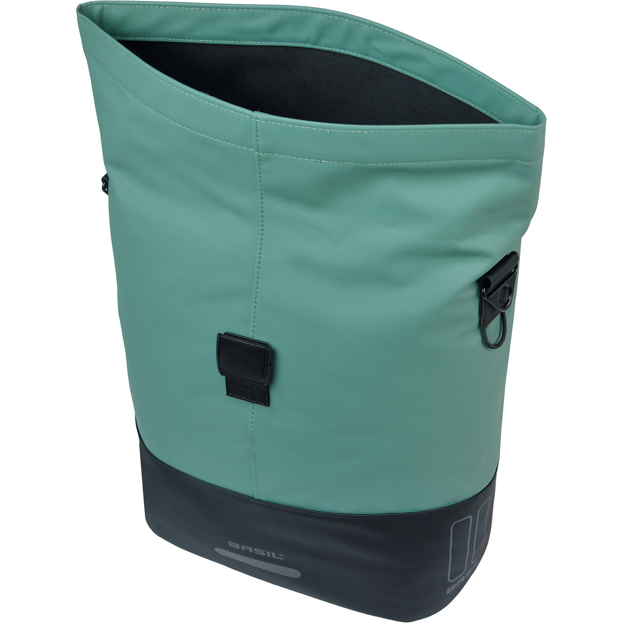 Basil shopper cove mik hooks 14-16l zilvergroen zwart