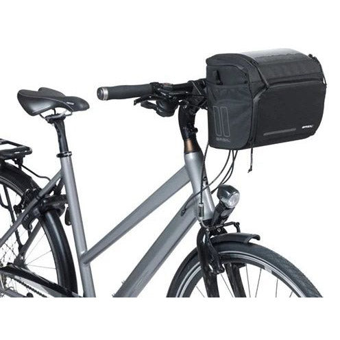Basil handharbar Bag réckelt kf 7-8 Liter 17 x 23 x 20 cm - schwaarz