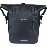 Basil single bag rivo tarpaulin mik hooks 12-15l black