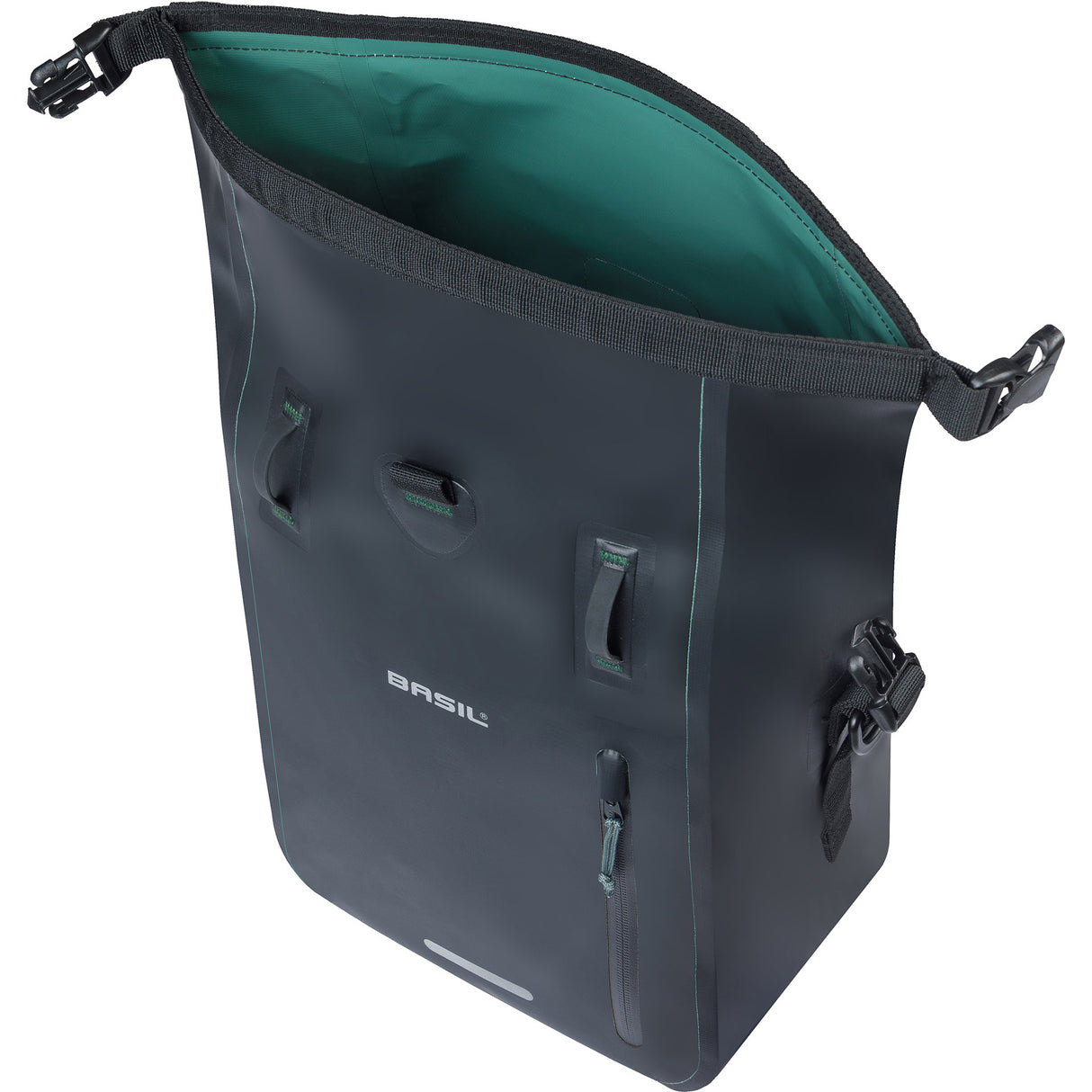 Basil single bag rivo tarpaulin mik hooks 12-15l black