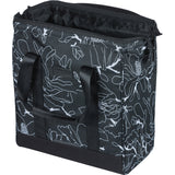 Basil shopper grand flower mik hooks 23l black
