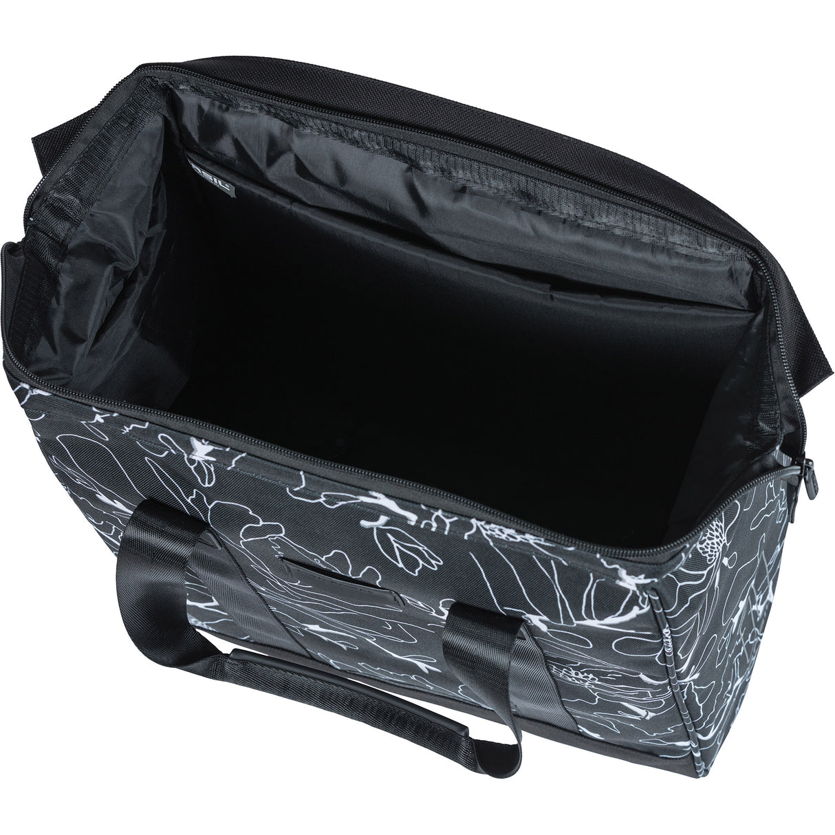 Basil shopper grand flower mik hooks 23l black