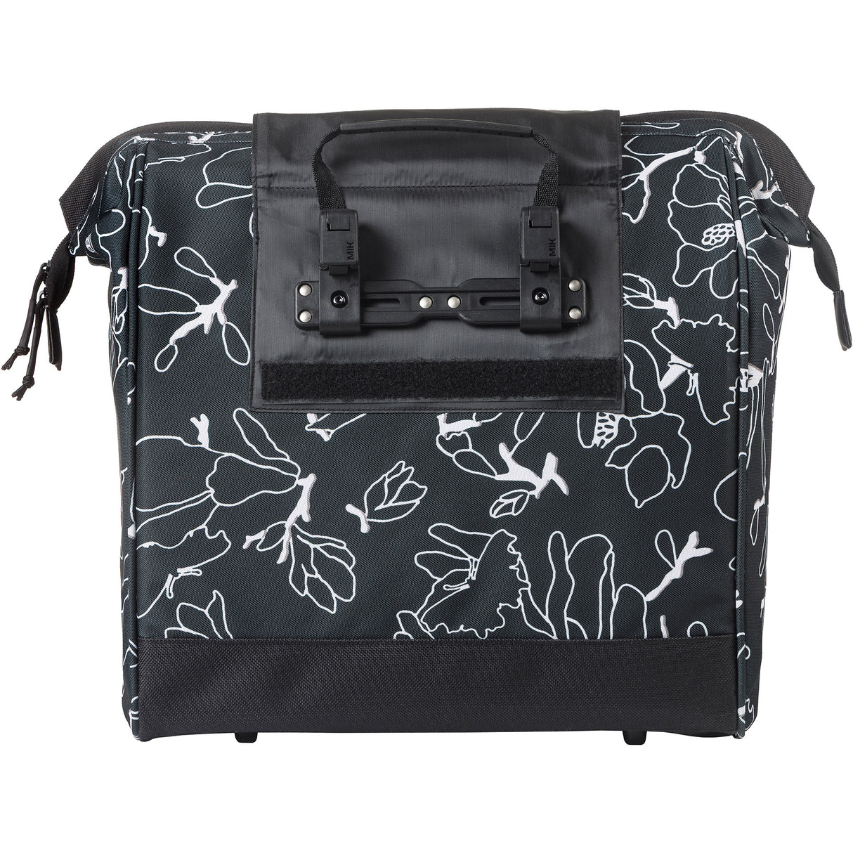 Basil shopper grand flower mik hooks 23l black
