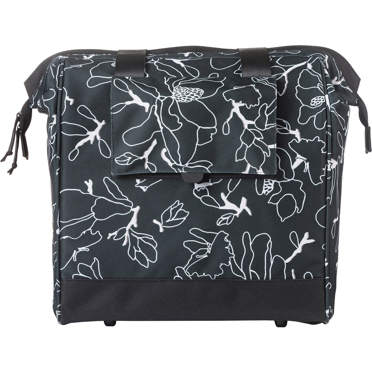 Basil shopper grand flower mik hooks 23l black