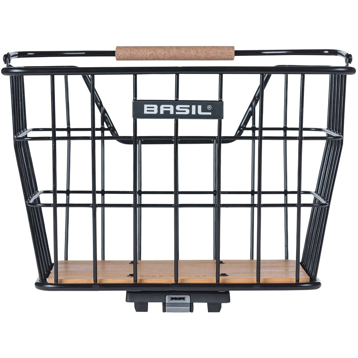 Basil Bicycle basket Nordland Mik 23 liters 23 x 33 x 19 cm on the front and or on the back black brown
