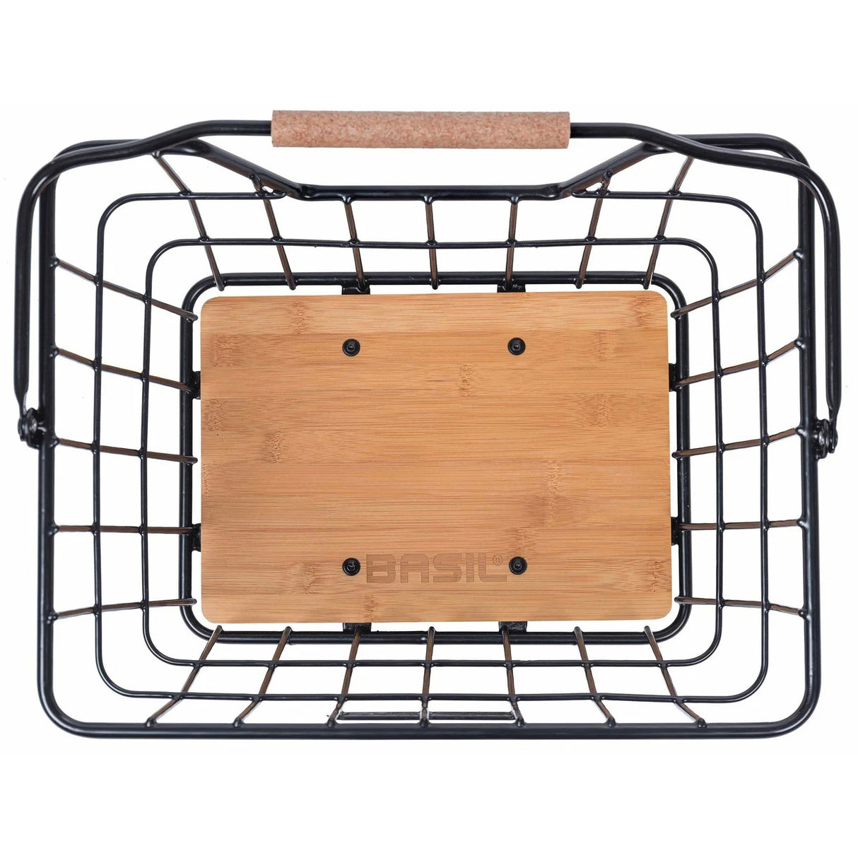 Basil Bicycle basket Nordland Mik 23 liters 23 x 33 x 19 cm on the front and or on the back black brown