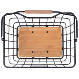 Basil Bicycle basket Nordland Mik 23 liters 23 x 33 x 19 cm on the front and or on the back black brown