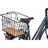 Basil Bicycle basket Nordland Mik 23 liters 23 x 33 x 19 cm on the front and or on the back black brown
