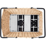 Panier à vélo Basil cento aspect rotin multi système 40 x 25 x 12 cm - jonc de mer
