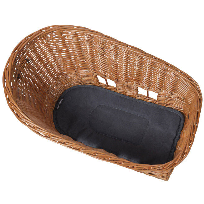 Basil Dog Basket Pasja Mik With Pillow 50cm Riet Brown