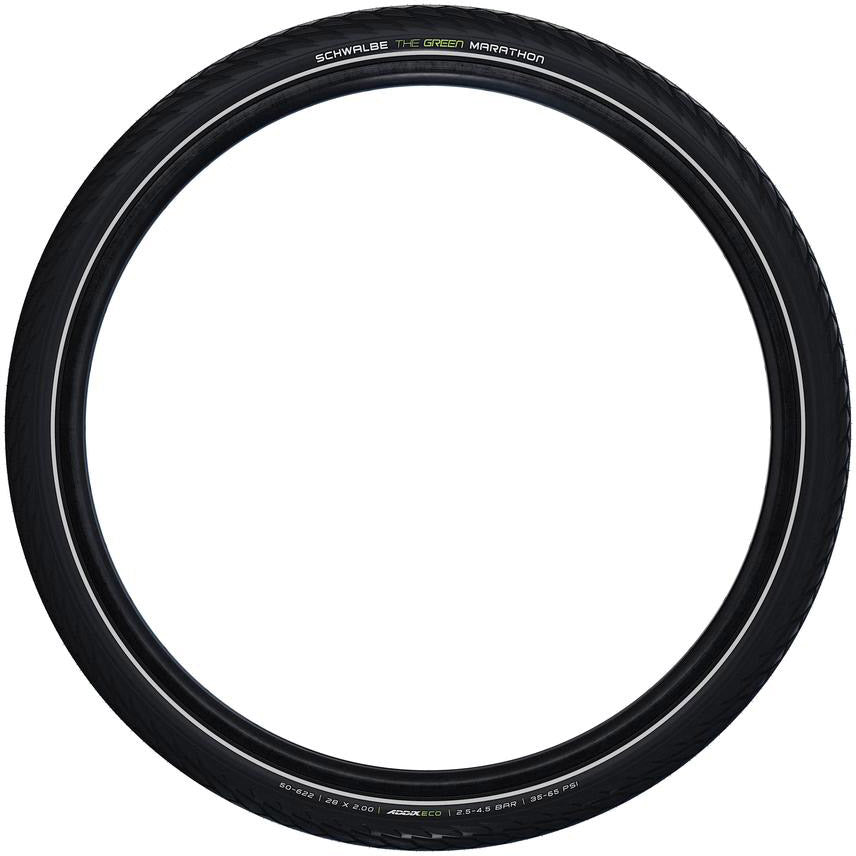 Marathon Green Marathon Green Schwalbe 20 x 1.75 47-406mm dubh le machnamh