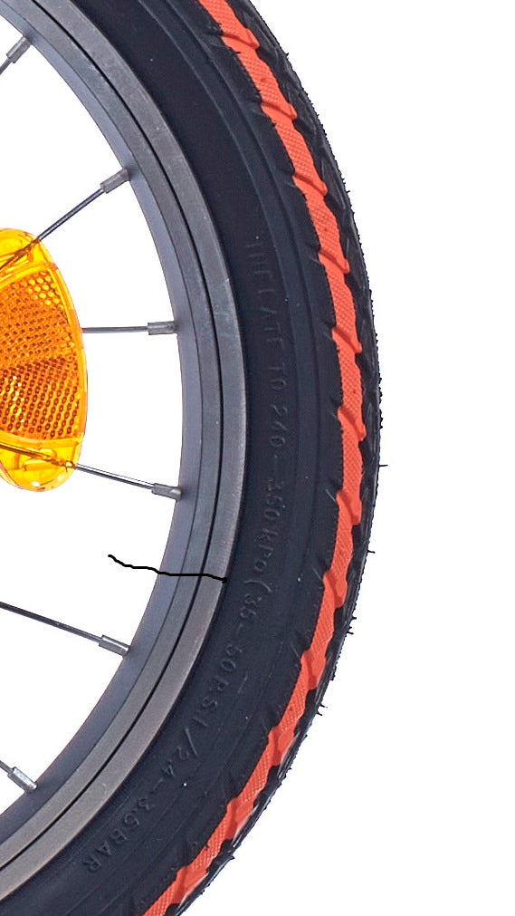Deli Tire tire SA-206 16 x 1.75 ZW orange stripe