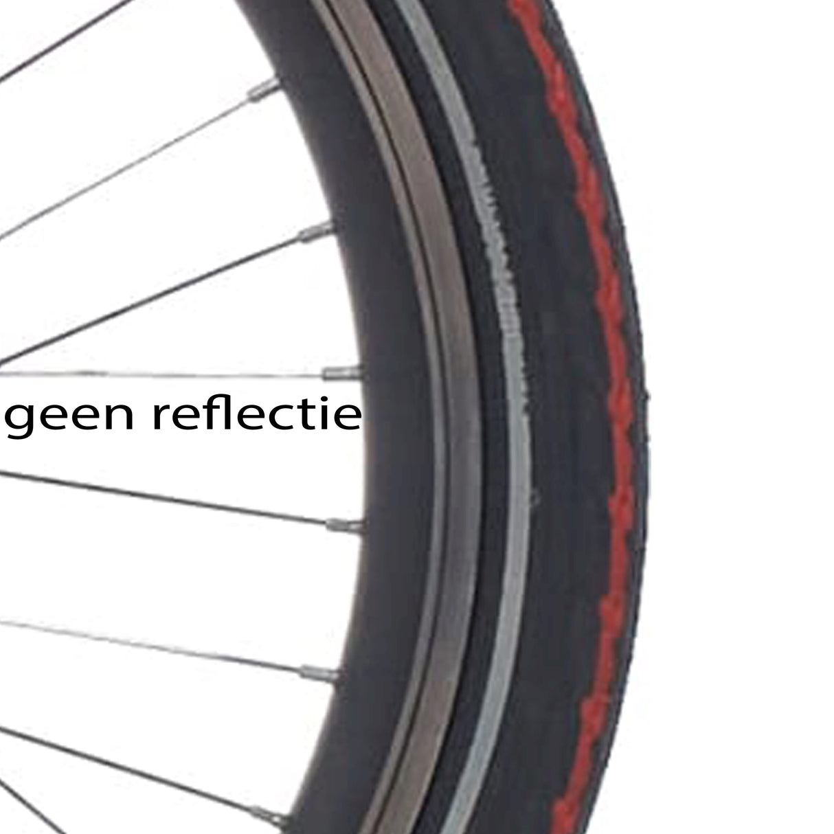 Deli Tire tire SA-206 18 x 1.75 ZW orange stripe