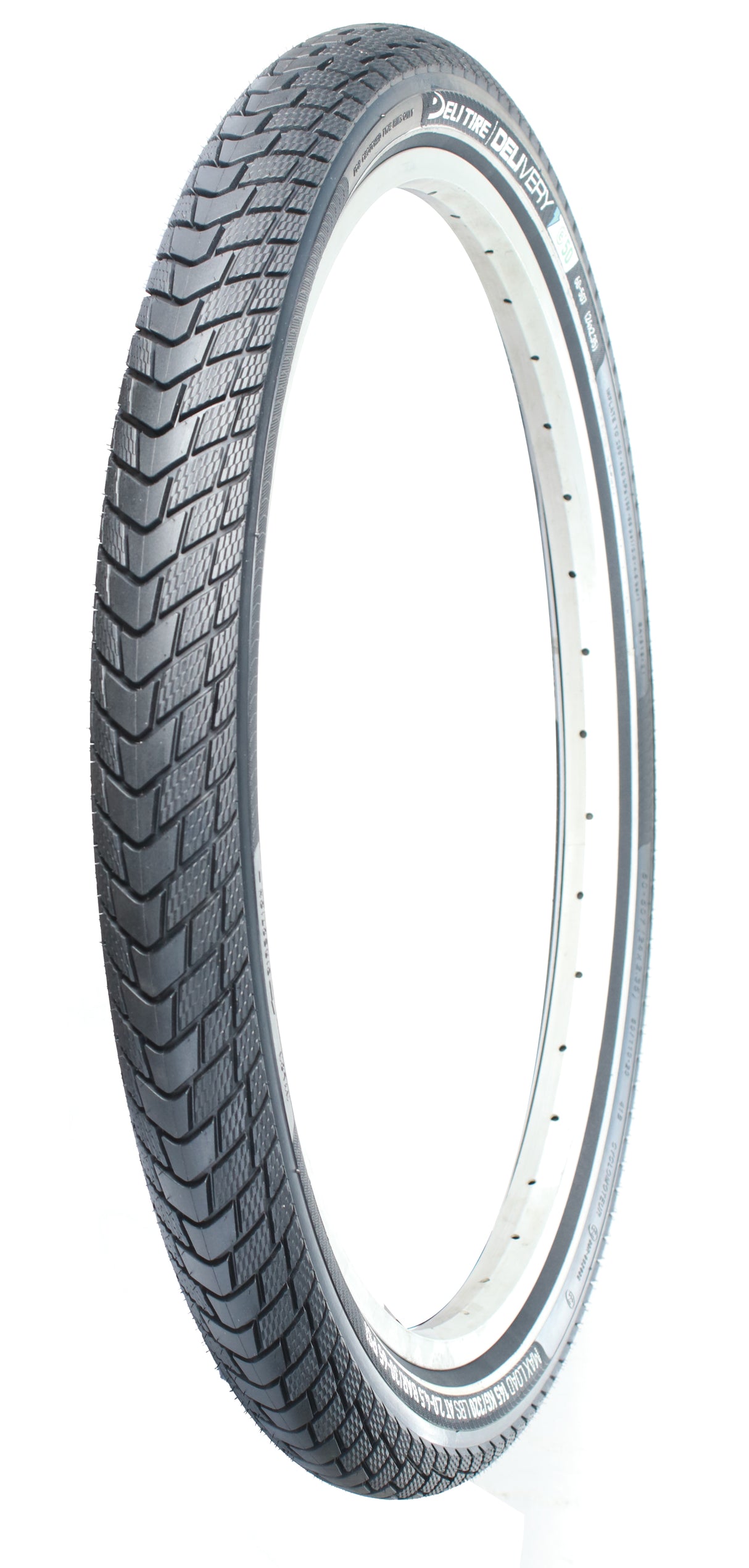 Deli tire buitenband deli-very 20 x 2.35 zwart reflectie