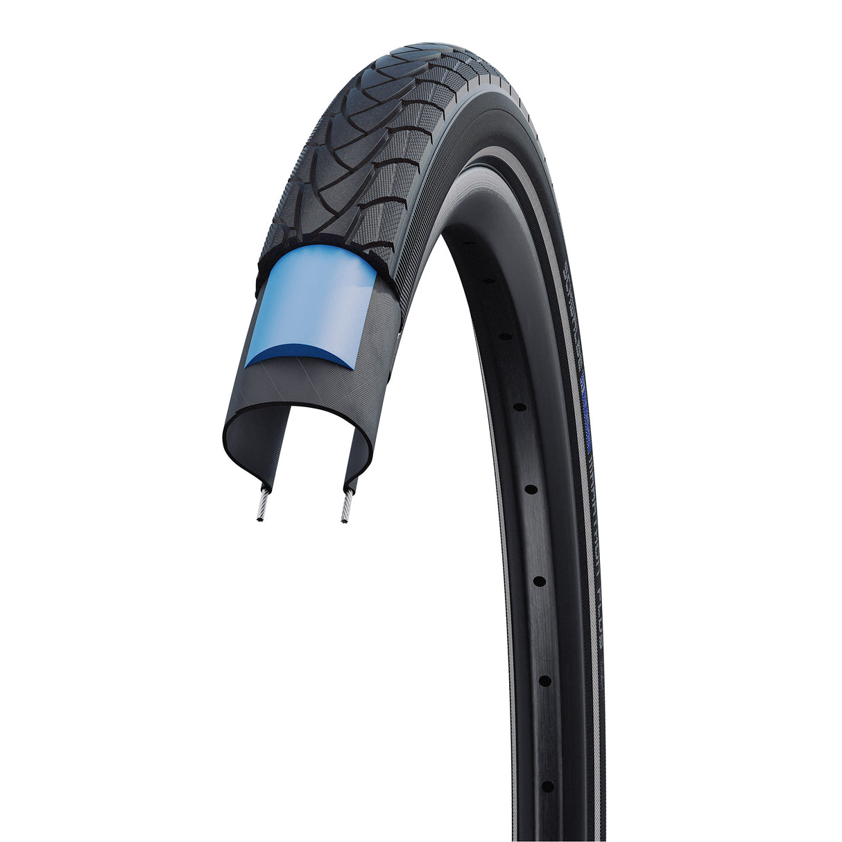 Schwalbe Marathon Plus Smartguard Exteriér 28 x 1,00 25-622 mm - černá s odrazem
