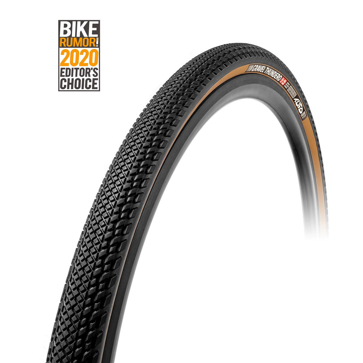 Tuft tire (44-622) 700-44C Gravel Thundero Black Beige Folding Band