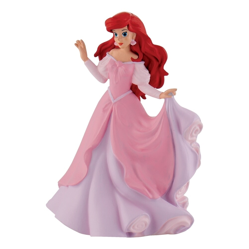 Bullyland disney ariel in roze jurk (12312)