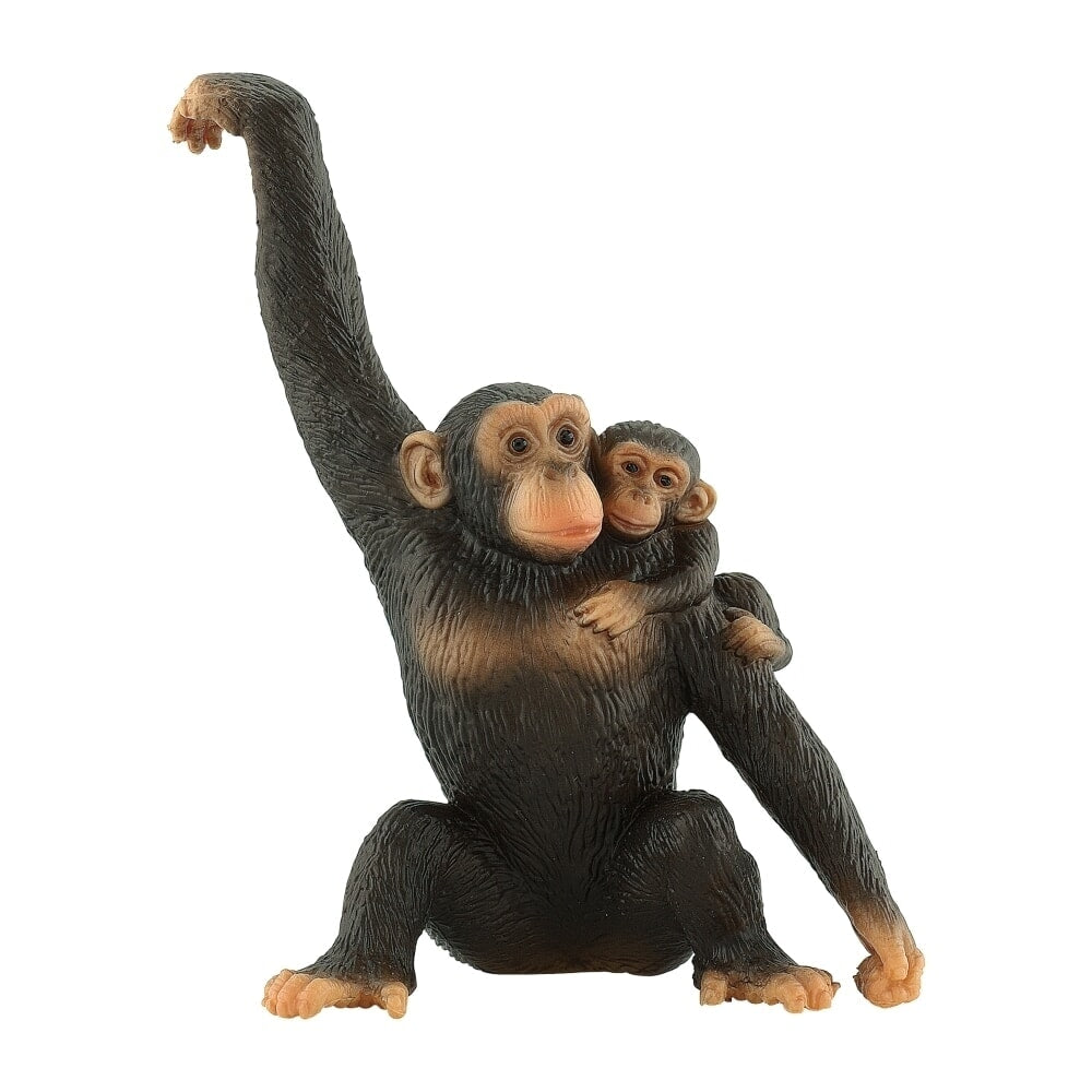 Bullyland chimpansee met baby (63594)