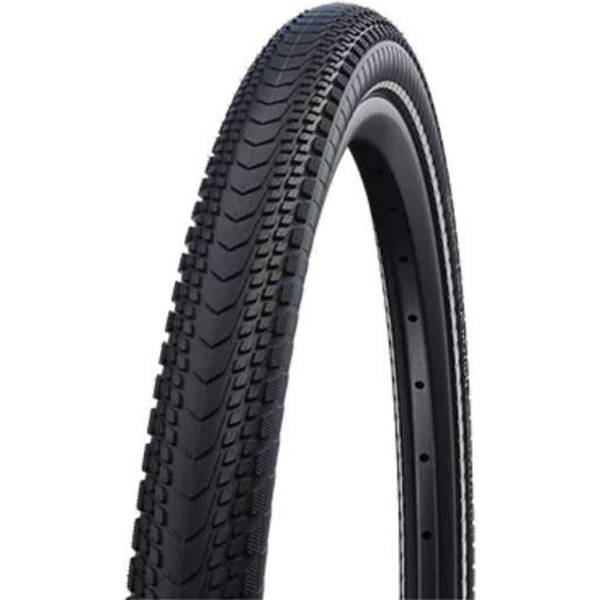 Schwalbe marathon almotion - foldning - addix - v-guard - 28x2,00 - sort + refleks