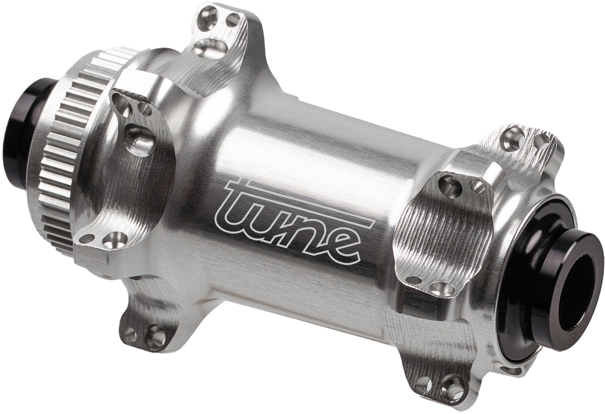 Tune nano front hub silver cl 24h 12mm with standard bearing